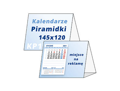 kalendarze biurkowe piramidki KP1
