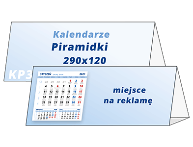 kalendarze biurkowe piramidki KP3