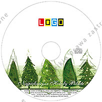 CD-KARNET - Kartki dla firm z kolędami- BK-007 płyta z kolędami