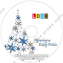 CD-KARNET - Kartki dla firm z kolędami- BK-008 płyta z kolędami