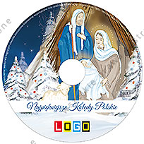 CD-KARNET - Kartki dla firm z kolędami- BK-057 płyta z kolędami