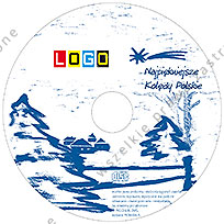 CD-KARNET - Kartki dla firm z kolędami- BK-079 płyta z kolędami