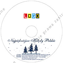 CD-KARNET - Kartki dla firm z kolędami- BK-113 płyta z kolędami