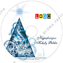 CD-KARNET - Kartki dla firm z kolędami- BK-262 płyta z kolędami