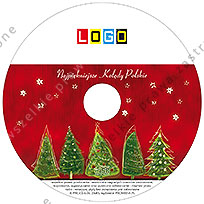 CD-KARNET - Kartki dla firm z kolędami- BK-293 płyta z kolędami