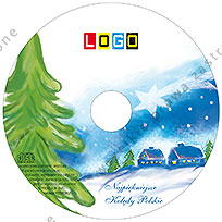 CD-KARNET - Kartki dla firm z kolędami- BK-342 płyta z kolędami