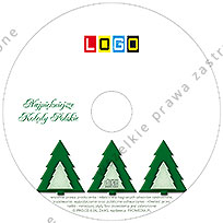 CD-KARNET - Kartki dla firm z kolędami- BK-393 płyta z kolędami