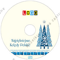 CD-KARNET - Kartki dla firm z kolędami- BK-456 płyta z kolędami