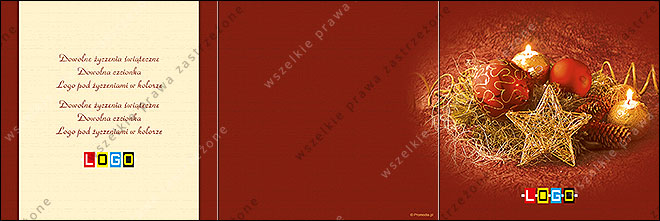 CD-KARNET - Kartki dla firm z kolędami- BK-152 awers