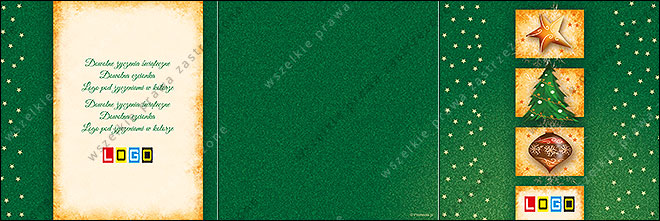 CD-KARNET - Kartki dla firm z kolędami- BK-341 awers