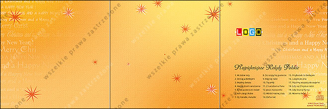 CD-KARNET - Kartki dla firm z kolędami- BK-394 rewers
