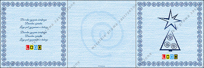 CD-KARNET - Kartki dla firm z kolędami- BK-395 awers