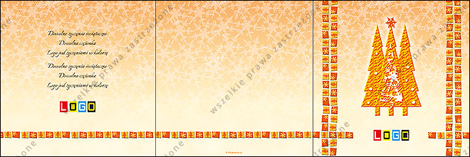 CD-KARNET - Kartki dla firm z kolędami- BK-396 awers