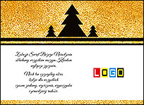 Wzór EBN-031 - Ekartki świąteczne z LOGO firmy