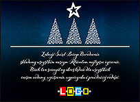 Wzór EBN-061 - Ekartki świąteczne z LOGO firmy