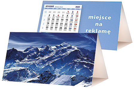 Projekt kalendarza kp2-130 - Karnety świąteczne z LOGO firmy