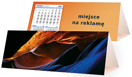 Projekt kalendarza kp3-027 - Karnety świąteczne z LOGO firmy