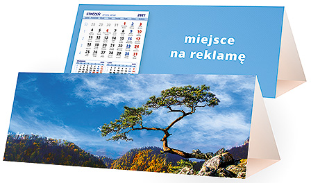 Projekt kalendarza kp3-059 - Karnety świąteczne z LOGO firmy