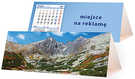 Projekt kalendarza kp3-064 - Karnety świąteczne z LOGO firmy