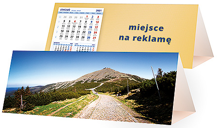 Projekt kalendarza kp3-069 - Karnety świąteczne z LOGO firmy