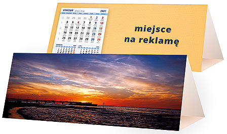 Projekt kalendarza kp3-071 - Karnety świąteczne z LOGO firmy