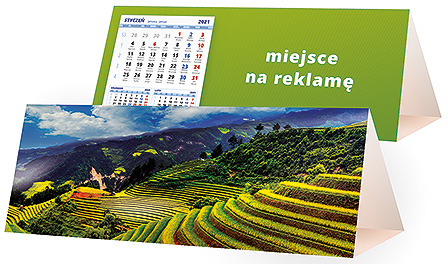 Projekt kalendarza kp3-074 - Karnety świąteczne z LOGO firmy