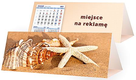 Projekt kalendarza kp3-088 - Karnety świąteczne z LOGO firmy