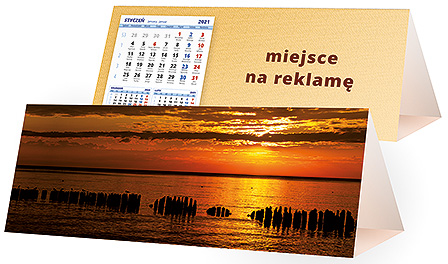 Projekt kalendarza kp3-089 - Karnety świąteczne z LOGO firmy