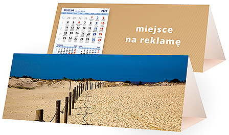 Projekt kalendarza kp3-099 - Karnety świąteczne z LOGO firmy