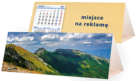 Projekt kalendarza kp3-118 - Karnety świąteczne z LOGO firmy
