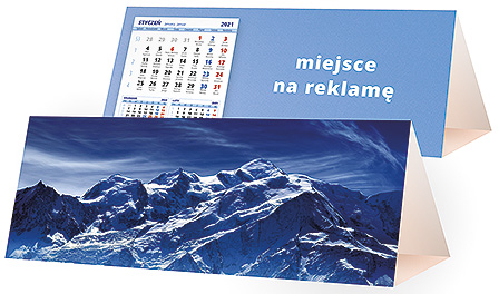 Projekt kalendarza kp3-130 - Karnety świąteczne z LOGO firmy