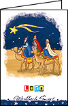 Kartki świąteczne z gwiazdą betlejemską