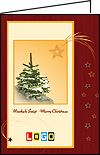 Kartki świąteczne z bordowym kolorem