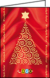 Kartki świąteczne w czerwonym kolorze
