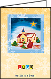 Kartki świąteczne z kościołem
