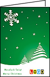 Kartki świąteczne ze śniegiem