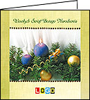 Kartki świąteczne w kolorze granatowym