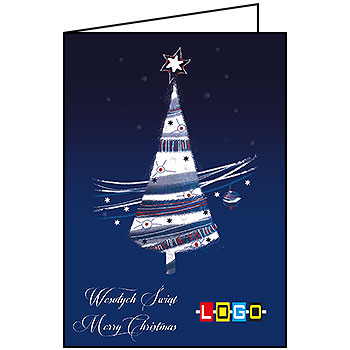 Wzór BN1-028 - Karnety świąteczne z LOGO firmy