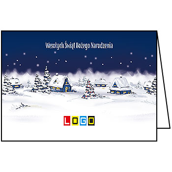 Wzór BN1-127 - Karnety świąteczne z LOGO firmy