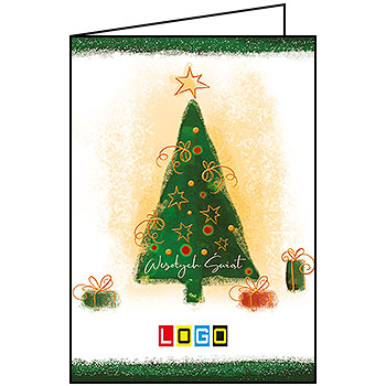 Wzór BN1-165 - Karnety świąteczne z LOGO firmy