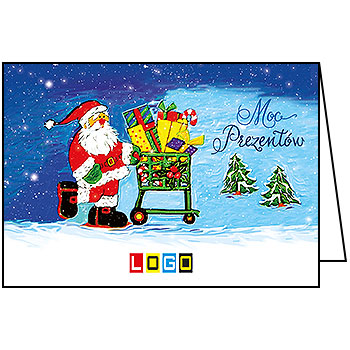 Wzór BN1-245 - Karnety świąteczne z LOGO firmy