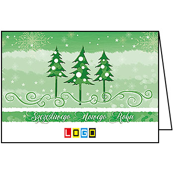 Wzór BN1-255 - Karnety świąteczne z LOGO firmy