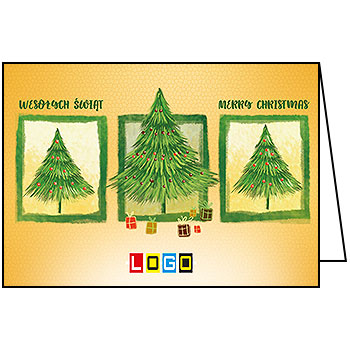 Wzór BN1-277 - Karnety świąteczne z LOGO firmy
