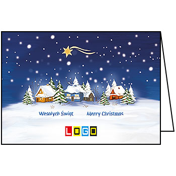 Wzór BN1-304 - Karnety świąteczne z LOGO firmy