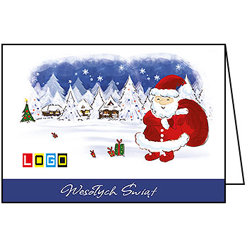 Wzór BN1-314 - Karnety świąteczne z LOGO firmy