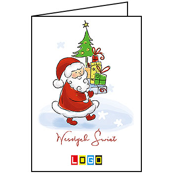 Wzór BN1-344 - Karnety świąteczne z LOGO firmy