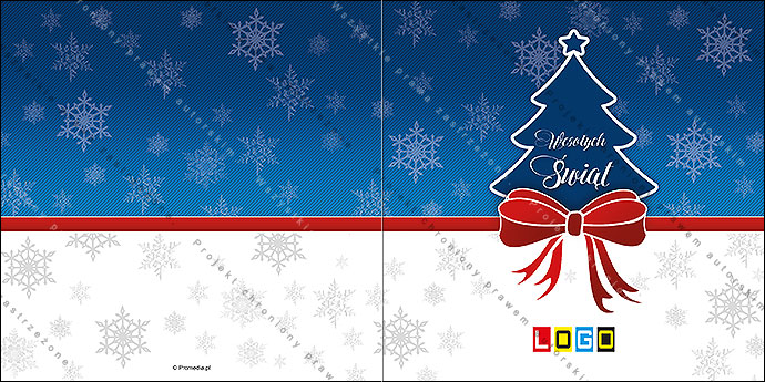 Kartka świąteczna - wzór BN2-039, strony zewnętrzne - awers