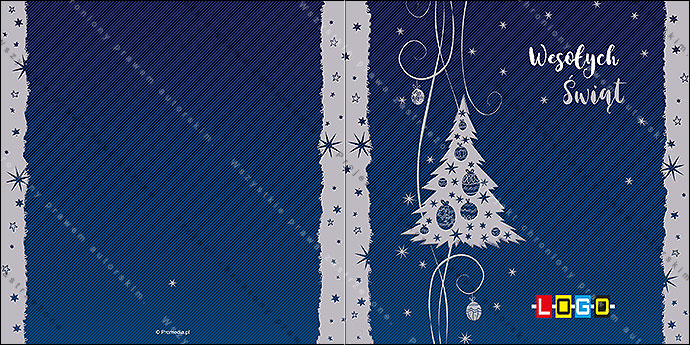 Kartka świąteczna - wzór BN2-103, strony zewnętrzne - awers