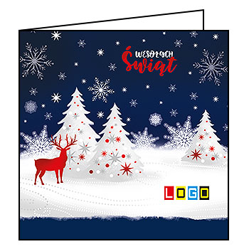 Wzór BN2-145 - Karnety świąteczne z LOGO firmy