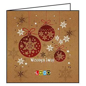 Wzór BN5-011 - Karnety świąteczne z LOGO firmy